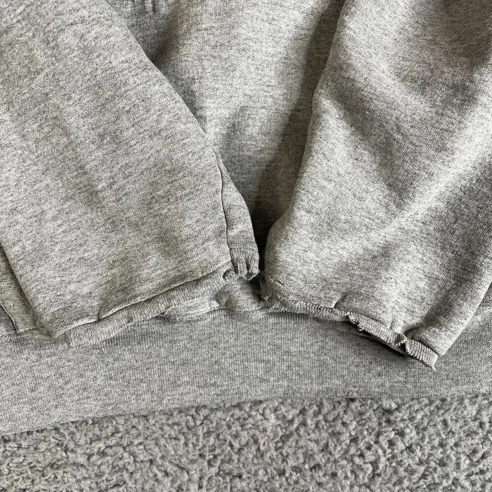 THRASHER Sweatshirt Mens M Hoodie Pullover Sweater Flames Magazine Distressed - Picture 5 of 13